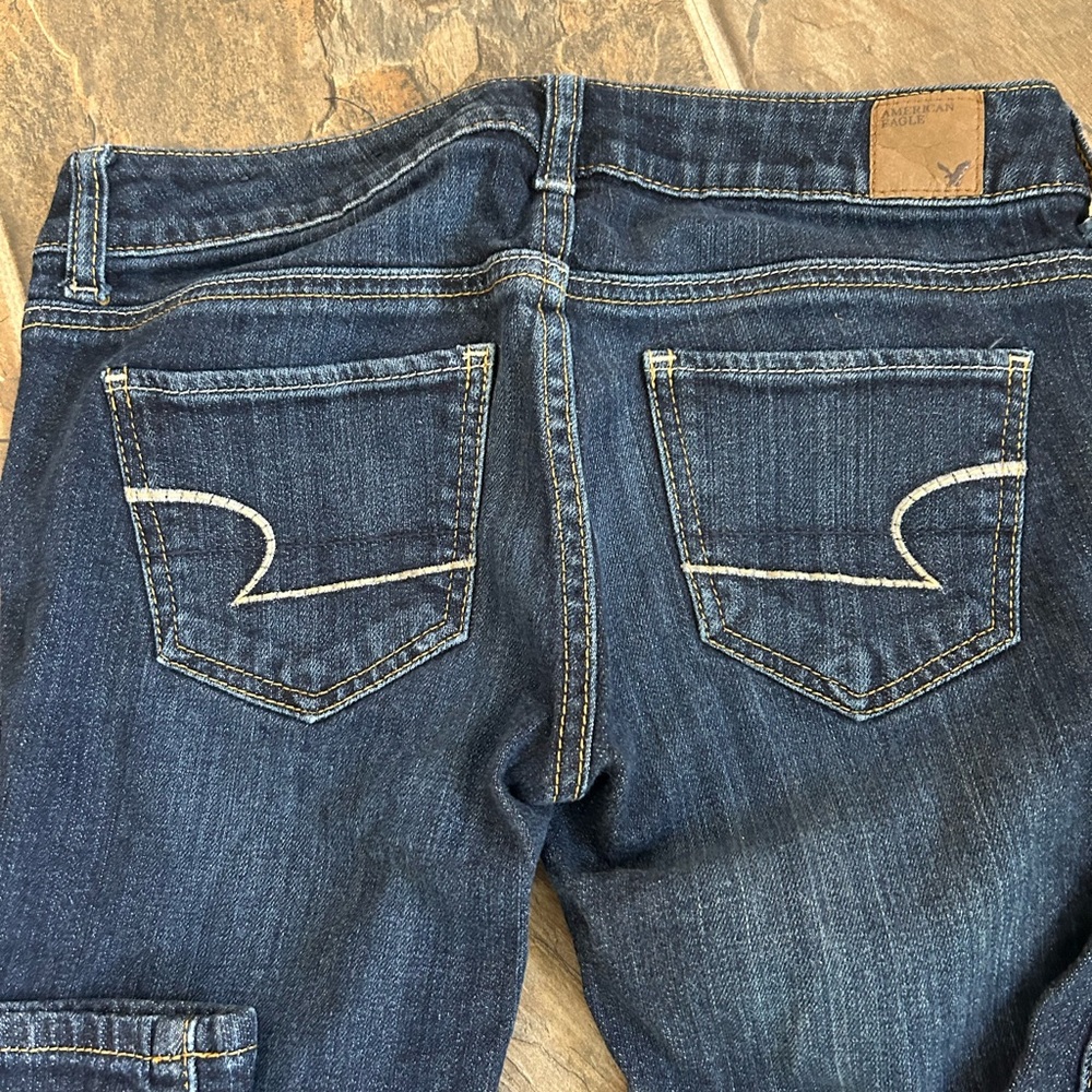 Pair of women’s crop American Eagle jeans